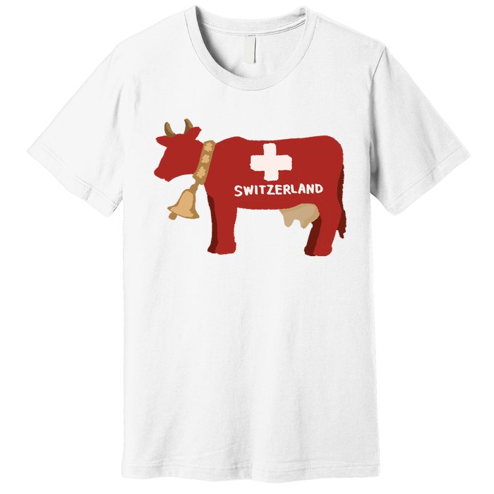 Switzerland Swiss Cow Premium T-Shirt