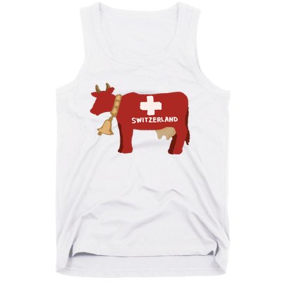 Switzerland Swiss Cow Tank Top