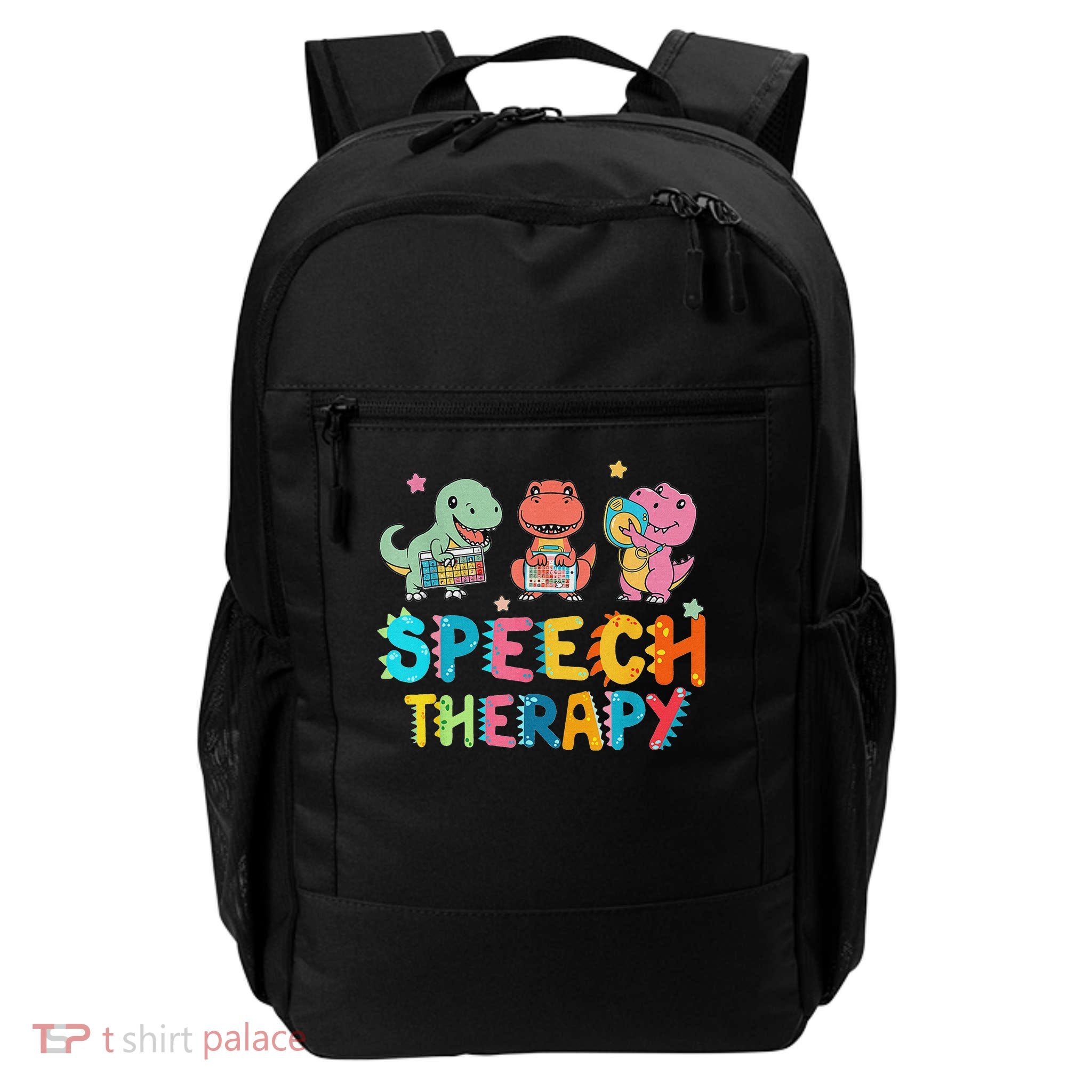 Speech Squad Cute Dinosaur Speech Therapy Speech Pathologist Daily Commute Backpack