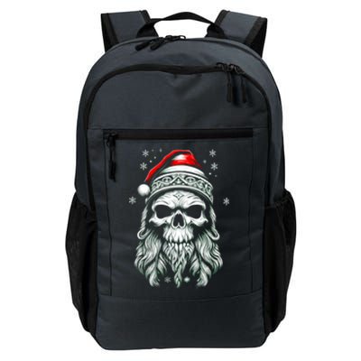 Skull/Skeleton Santa Claus Goth Horror Rock Metal Christmas Great Gift Daily Commute Backpack