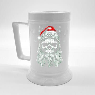 Skull/Skeleton Santa Claus Goth Horror Rock Metal Christmas Great Gift Beer Stein