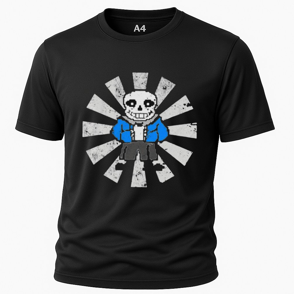 Sans Skeleton Cool Pixel Art Gift Cooling Performance Crew T-Shirt
