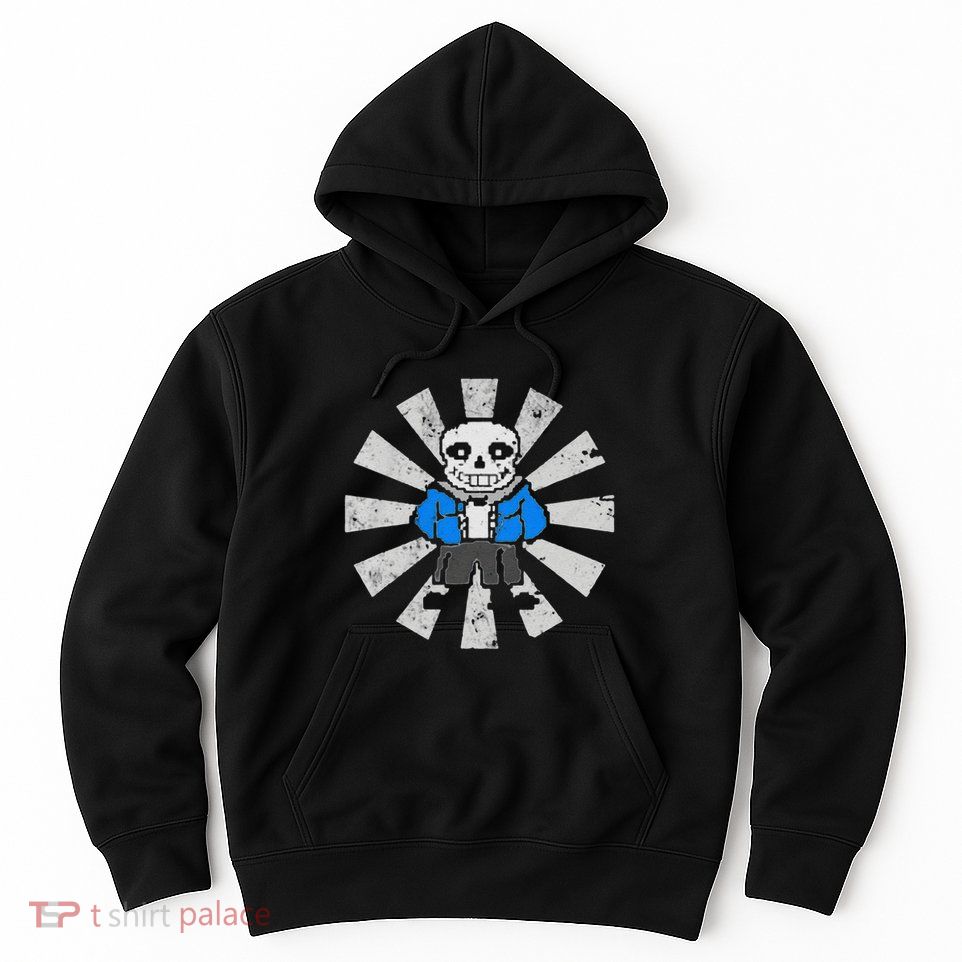 Sans Skeleton Cool Pixel Art Gift Hoodie