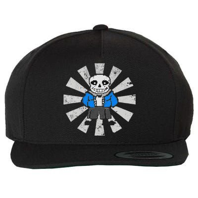 Sans Skeleton Cool Pixel Art Gift Wool Snapback Cap