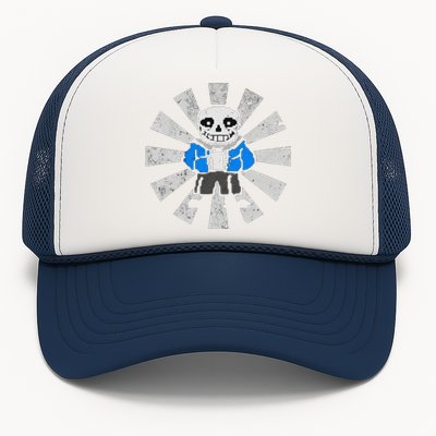 Sans Skeleton Cool Pixel Art Gift Trucker Hat