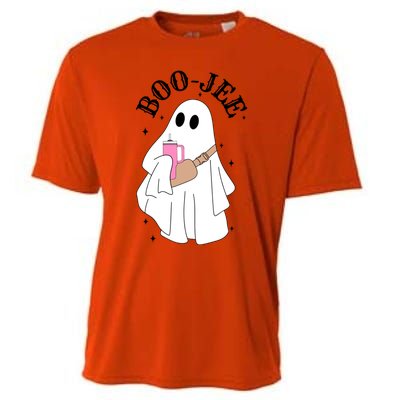 Spooky Season Cute Ghost Halloween Costume Boujee Boojee Meaningful Gift Cooling Performance Crew T-Shirt