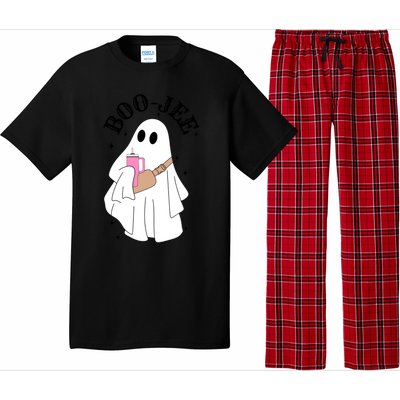 Spooky Season Cute Ghost Halloween Costume Boujee Boojee Meaningful Gift Pajama Set