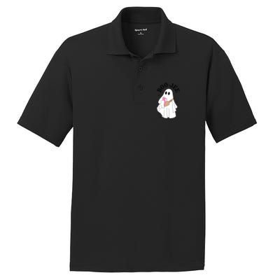 Spooky Season Cute Ghost Halloween Costume Boujee Boojee Meaningful Gift PosiCharge RacerMesh Polo