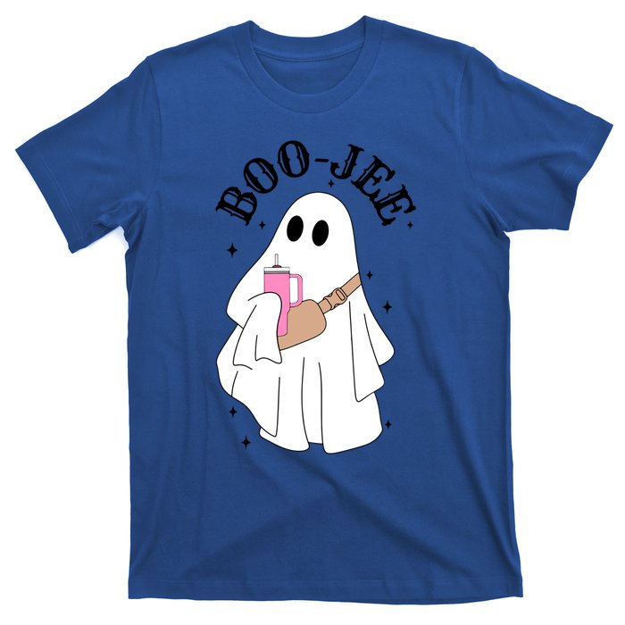 Spooky Season Cute Ghost Halloween Costume Boujee Boojee Meaningful Gift T-Shirt