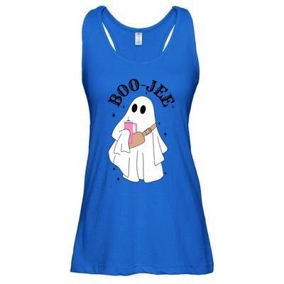 Spooky Season Cute Ghost Halloween Costume Boujee Boojee Meaningful Gift Ladies Essential Flowy Tank