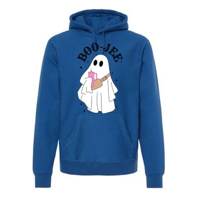 Spooky Season Cute Ghost Halloween Costume Boujee Boojee Meaningful Gift Premium Hoodie