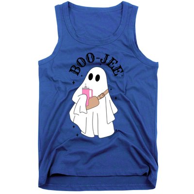 Spooky Season Cute Ghost Halloween Costume Boujee Boojee Meaningful Gift Tank Top