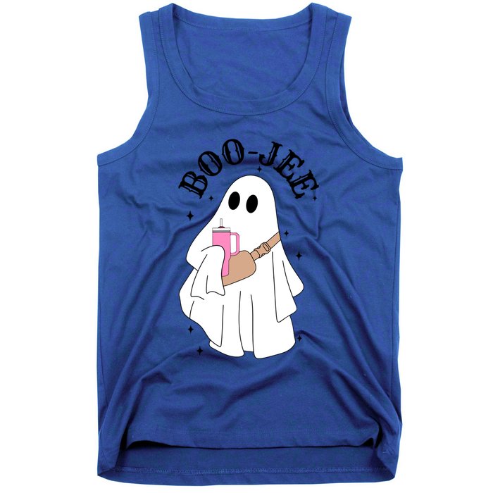 Spooky Season Cute Ghost Halloween Costume Boujee Boojee Meaningful Gift Tank Top