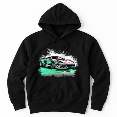 Supercar Sports Car Exotic Concept Art Hypercar Graphic Meaningful Gift Hoodie