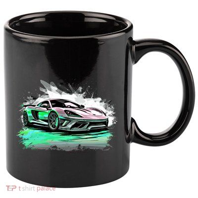Supercar Sports Car Exotic Concept Art Hypercar Graphic Meaningful Gift 11oz C Handle Ceramic Mug