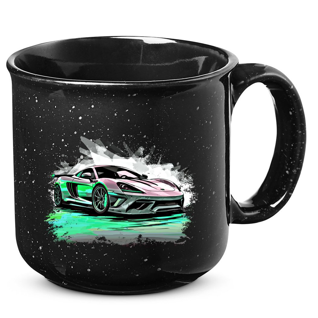 Supercar Sports Car Exotic Concept Art Hypercar Graphic Meaningful Gift 15oz Campfire Ceramic Mug