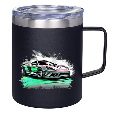 Supercar Sports Car Exotic Concept Art Hypercar Graphic Meaningful Gift 12oz Stainless Steel Coffee Mug