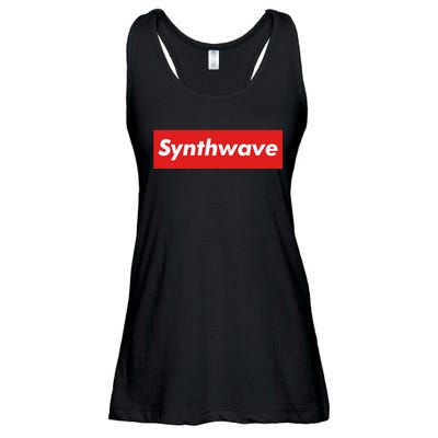 Synthwave | Synthwave Chillwave Retro 80s Aesthetic Design Ladies Essential Flowy Tank