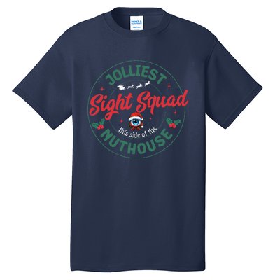 Sight Squad Christmas Optometrist Eye Doctor Staff Optician Tall T-Shirt