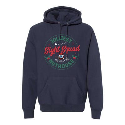 Sight Squad Christmas Optometrist Eye Doctor Staff Optician Premium Hoodie