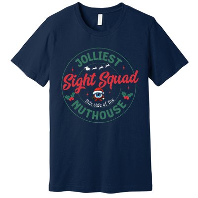 Sight Squad Christmas Optometrist Eye Doctor Staff Optician Premium T-Shirt