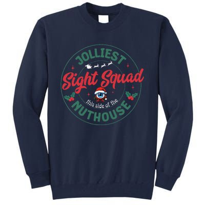 Sight Squad Christmas Optometrist Eye Doctor Staff Optician Tall Sweatshirt