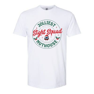 Sight Squad Christmas Optometrist Eye Doctor Staff Optician Softstyle CVC T-Shirt