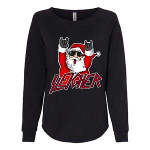 Sleigher Santa Claus Metal Christmas Funny Hail Santa Great Gift Womens California Wash Sweatshirt