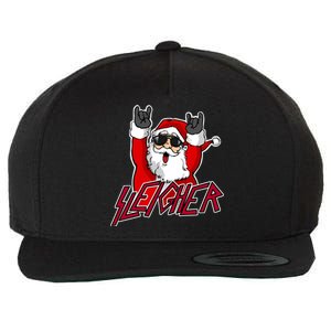 Sleigher Santa Claus Metal Christmas Funny Hail Santa Great Gift Wool Snapback Cap