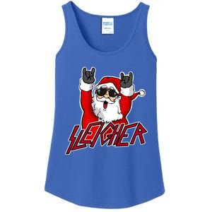 Sleigher Santa Claus Metal Christmas Funny Hail Santa Great Gift Ladies Essential Tank