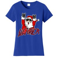 Sleigher Santa Claus Metal Christmas Funny Hail Santa Great Gift Women's T-Shirt