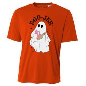 Spooky Season Cute Ghost Halloween Costume Boujee BooJee Gift Cooling Performance Crew T-Shirt