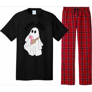 Spooky Season Cute Ghost Halloween Costume Boujee BooJee Gift Pajama Set