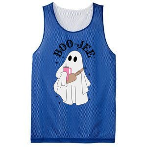 Spooky Season Cute Ghost Halloween Costume Boujee BooJee Gift Mesh Reversible Basketball Jersey Tank