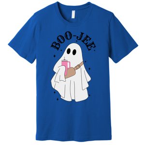 Spooky Season Cute Ghost Halloween Costume Boujee BooJee Gift Premium T-Shirt