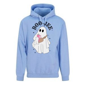 Spooky Season Cute Ghost Halloween Costume Boujee BooJee Gift Unisex Surf Hoodie