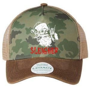 Sleigher Santa Claus Metal Christmas Rock On Hail Santa Cute Gift Legacy Tie Dye Trucker Hat