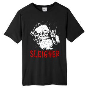 Sleigher Santa Claus Metal Christmas Rock On Hail Santa Cute Gift Tall Fusion ChromaSoft Performance T-Shirt