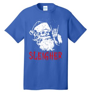 Sleigher Santa Claus Metal Christmas Rock On Hail Santa Cute Gift Tall T-Shirt