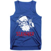 Sleigher Santa Claus Metal Christmas Rock On Hail Santa Cute Gift Tank Top