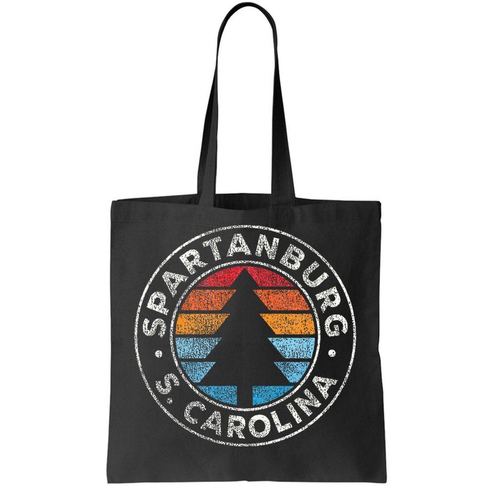 Spartanburg South Carolina Sc Vintage Tote Bag