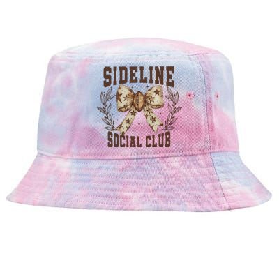 Sideline Social Club Fall Coquette Bow Tie-Dyed Bucket Hat