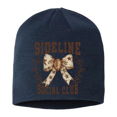 Sideline Social Club Fall Coquette Bow Sustainable Beanie