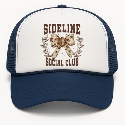 Sideline Social Club Fall Coquette Bow Trucker Hat