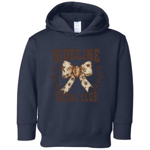 Sideline Social Club Fall Coquette Bow Toddler Hoodie