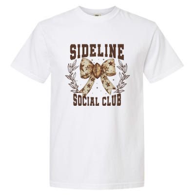 Sideline Social Club Fall Coquette Bow Garment-Dyed Heavyweight T-Shirt