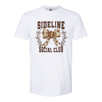 Sideline Social Club Fall Coquette Bow Softstyle CVC T-Shirt