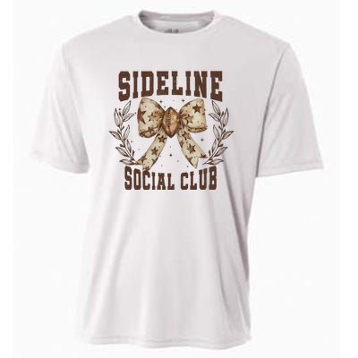 Sideline Social Club Fall Coquette Bow Cooling Performance Crew T-Shirt