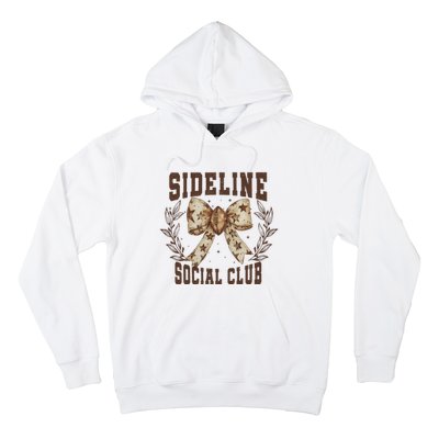 Sideline Social Club Fall Coquette Bow Hoodie