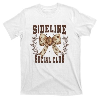 Sideline Social Club Fall Coquette Bow T-Shirt